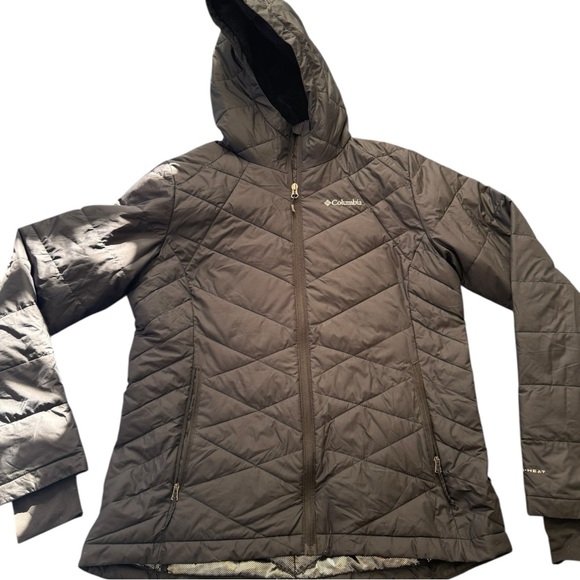 Women’s Columbia Black Puffer Coat Size Large - Picture 10 of 15